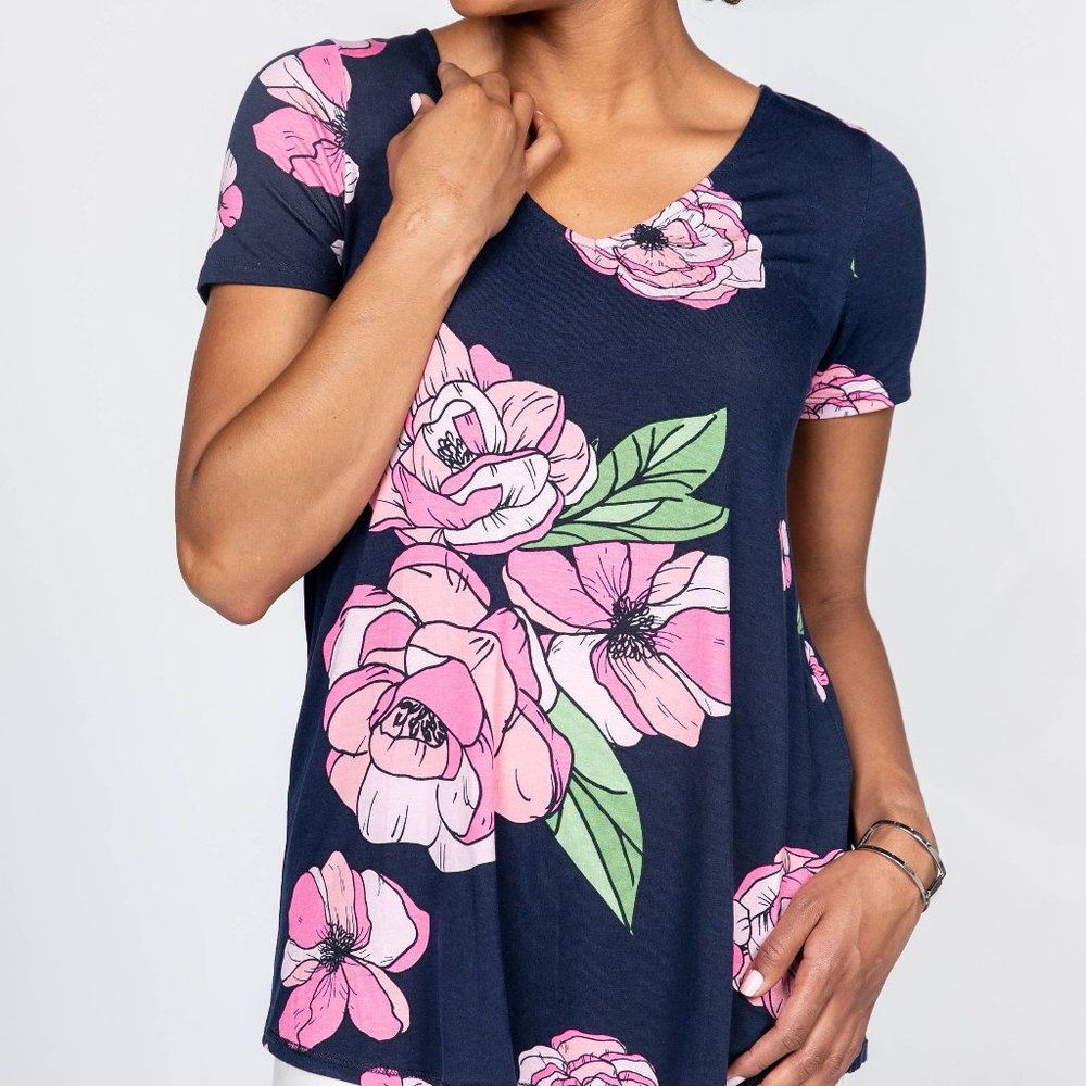 XL Everyday Tee V-Neck Tunic